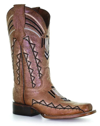 Circle G Women's Irrediscent Cowhide Boots