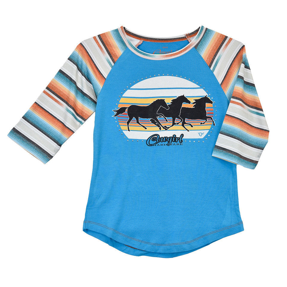 Cowgirl Hardware Horse Sunrise Shirt