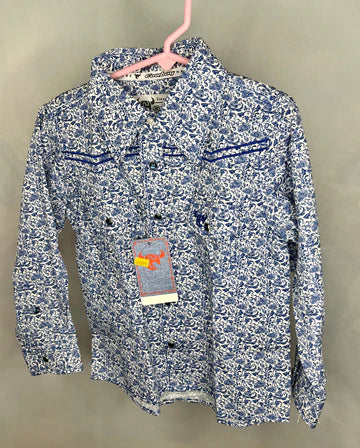 Cowboy Hardware Toddler Blue Shirt