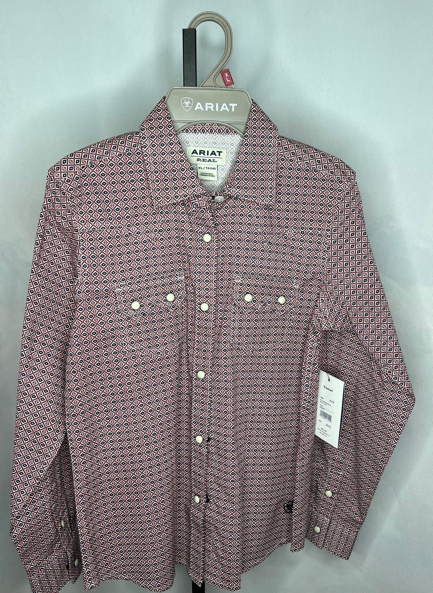 Girls Ariat Modern Mosiac Snap Shirt