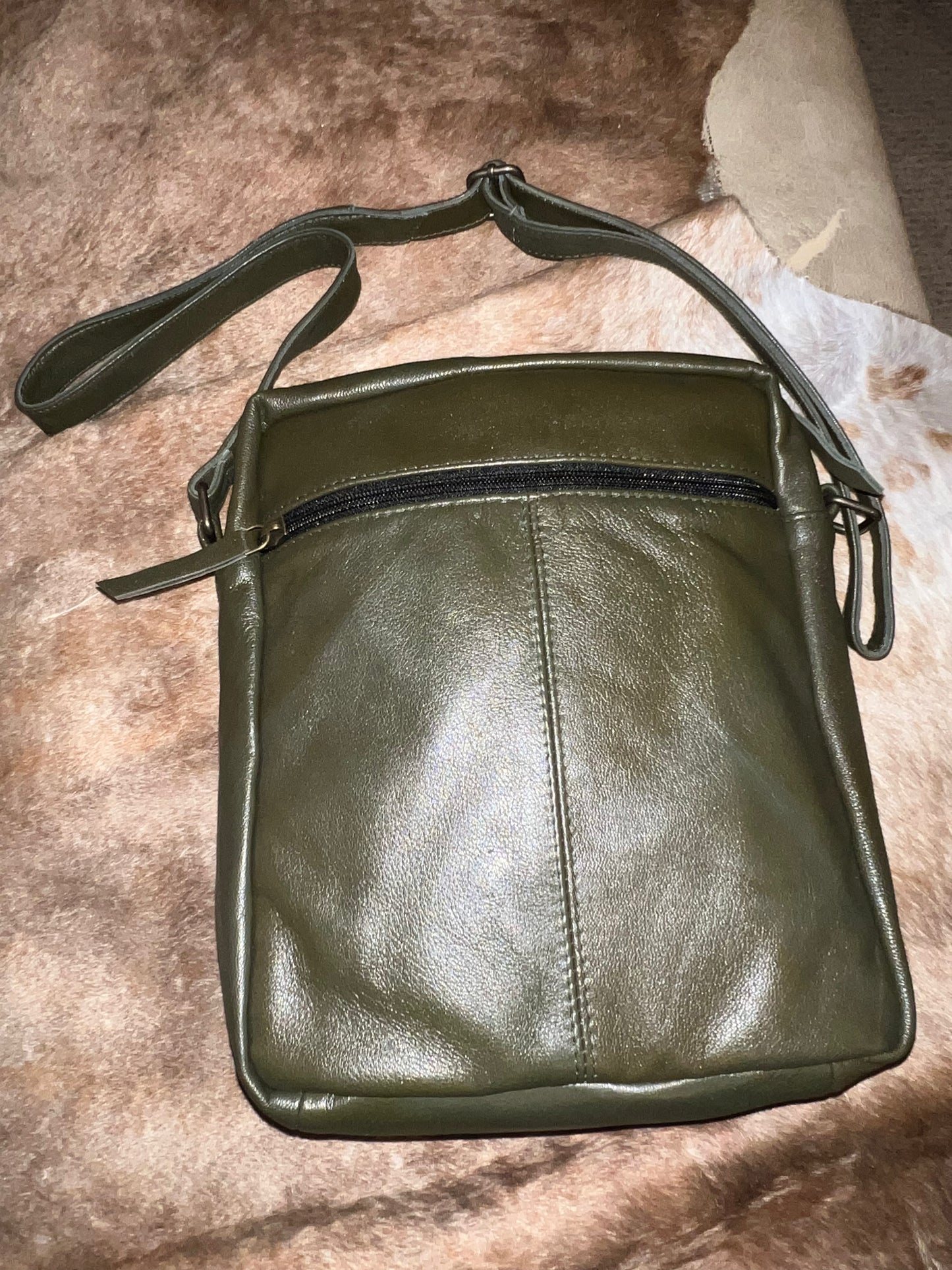 Dark Green Crossbody Purse