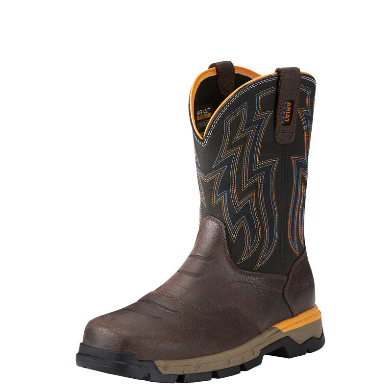 Ariat Men's Chocolate Brown Work Rebar Flex Boot