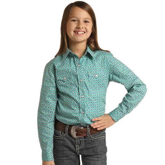 Panhandle Girls Rough Stock Snap Shirt