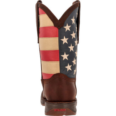 Durango Men's Rebel Patriotic Pull-On Western Flag Boot