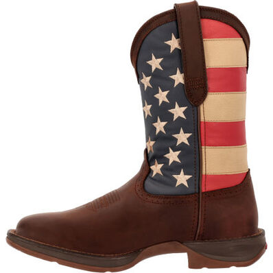 Durango Men's Rebel Patriotic Pull-On Western Flag Boot