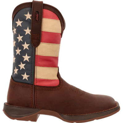 Durango Men's Rebel Patriotic Pull-On Western Flag Boot