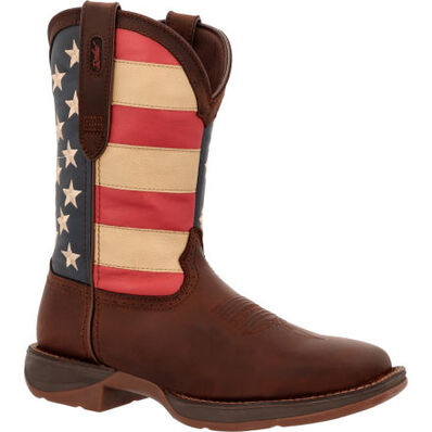 Durango Men's Rebel Patriotic Pull-On Western Flag Boot