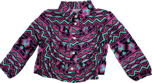 Wrangler Patterned Snap Shirt