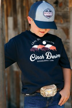 Cinch Denim Boy's Lead Don't Follow Graphic T-Shirt