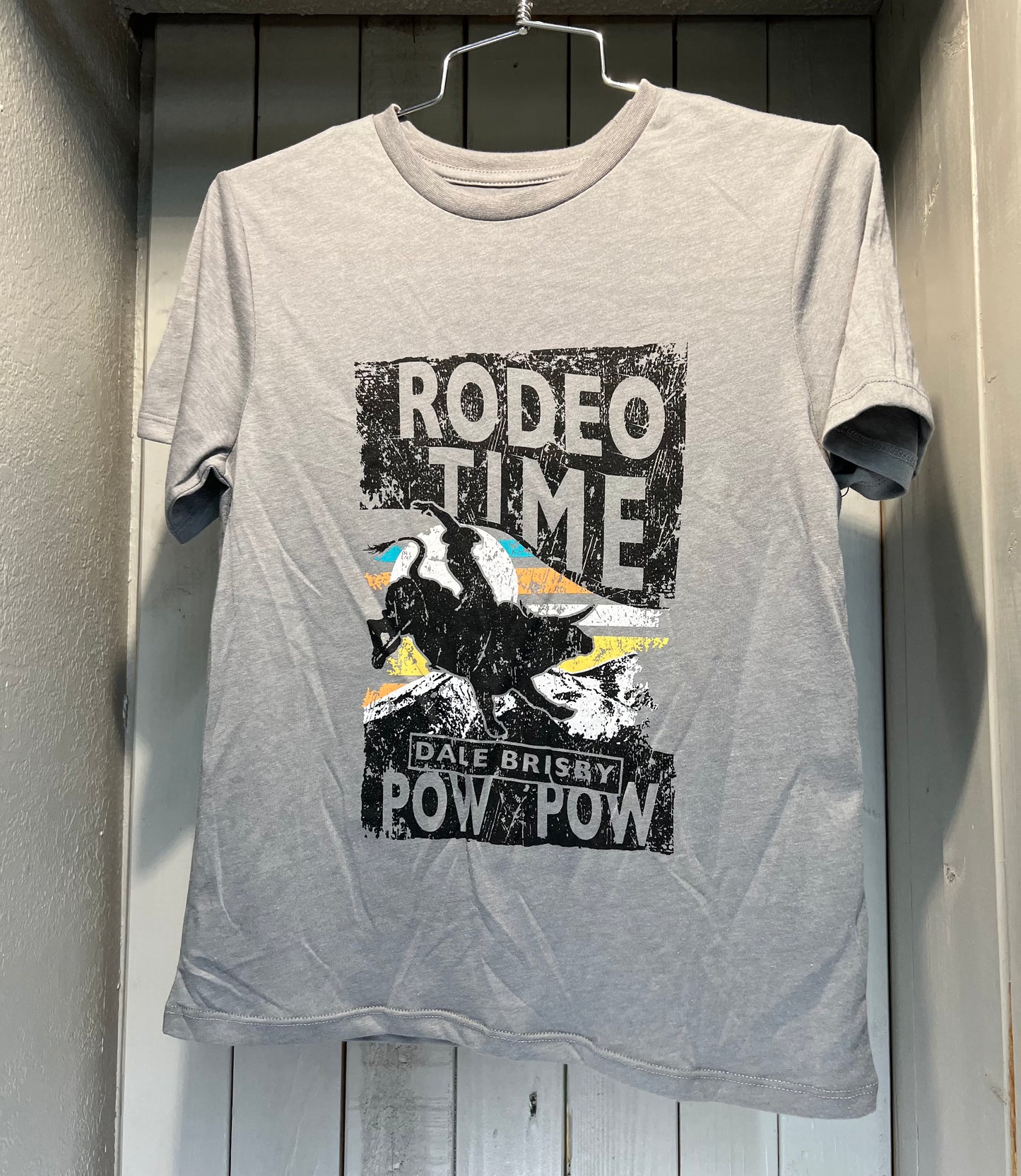 Boys Rodeo Time Gray Tee